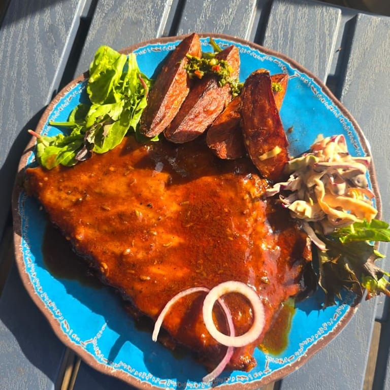 Delicious BBQ Ribs Await